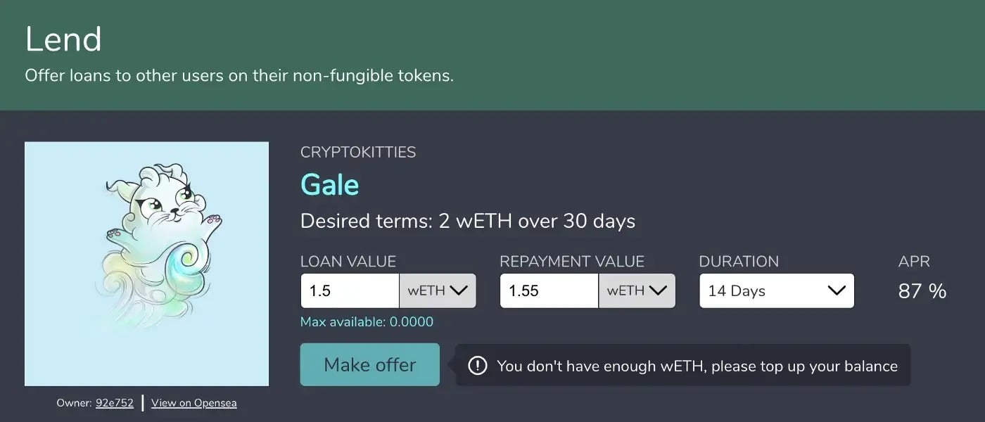 1-Lend for profit NFTfi