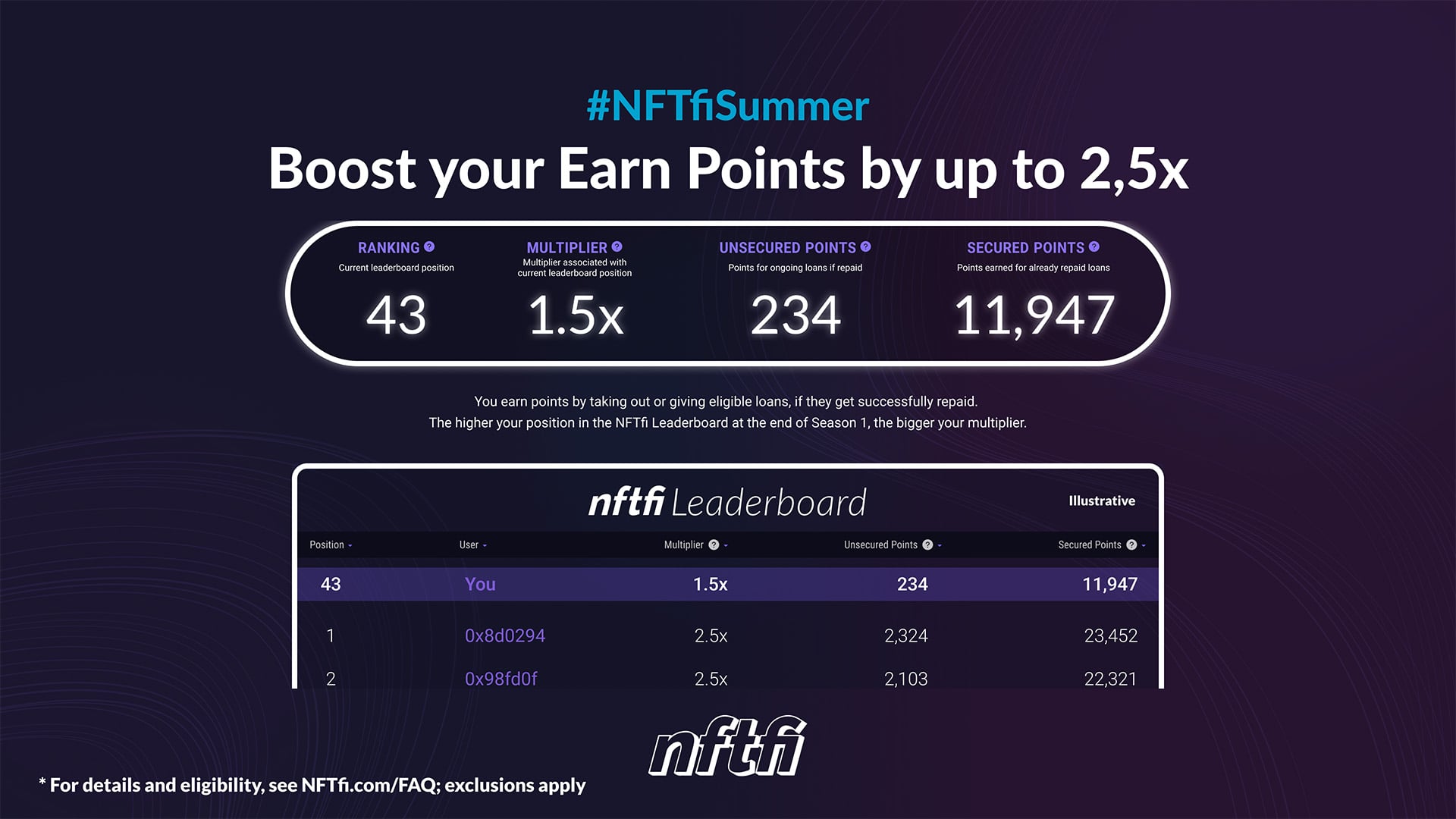 Boost your Earn points