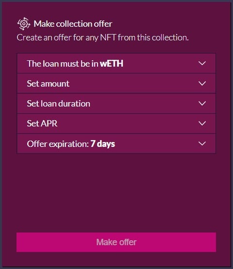 Offer expiration collection offer