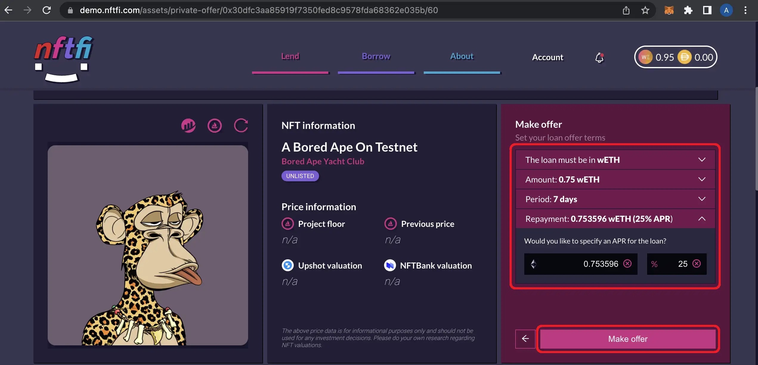 nftfi private offers 5