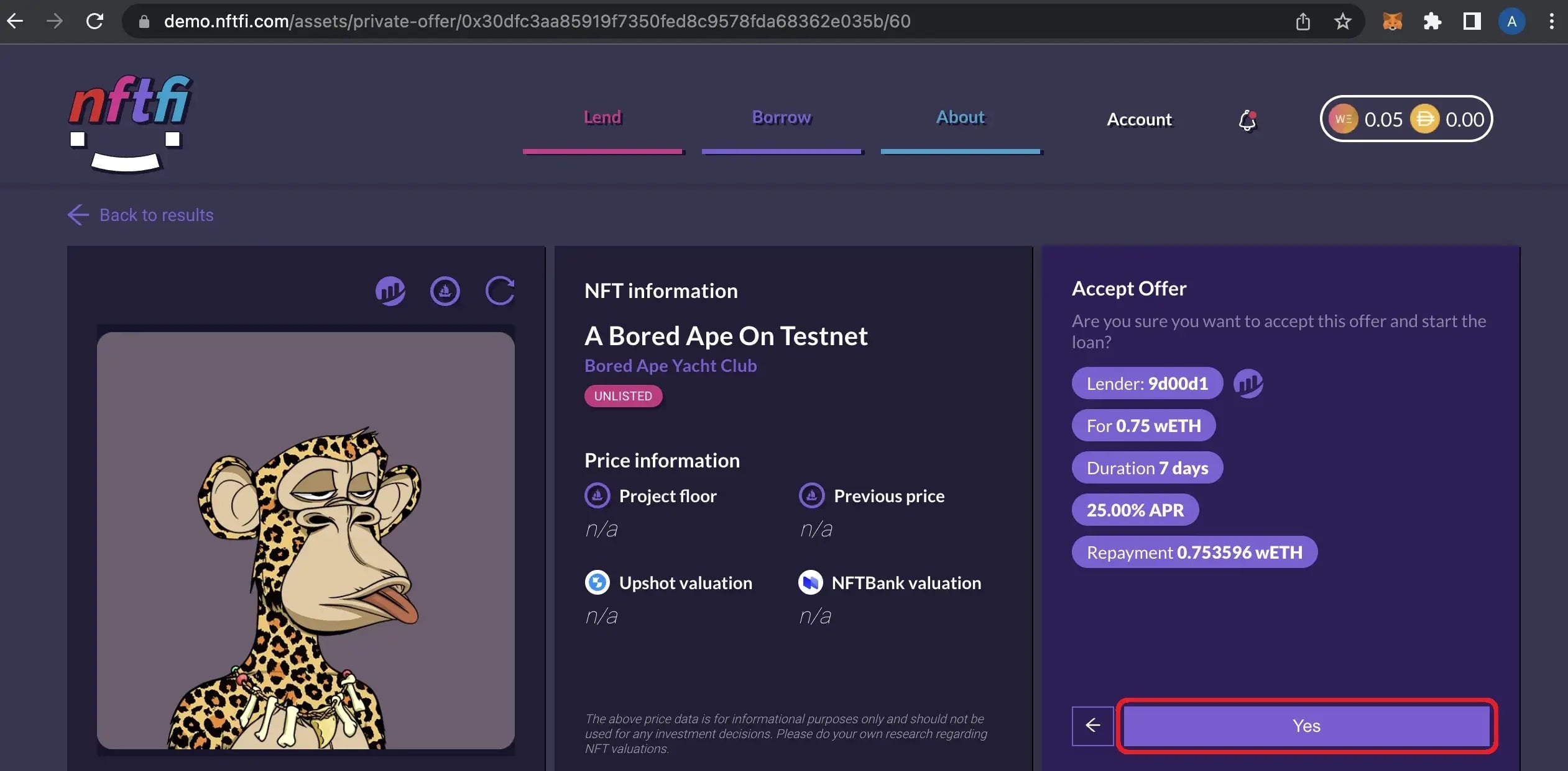 nftfi private offers 9
