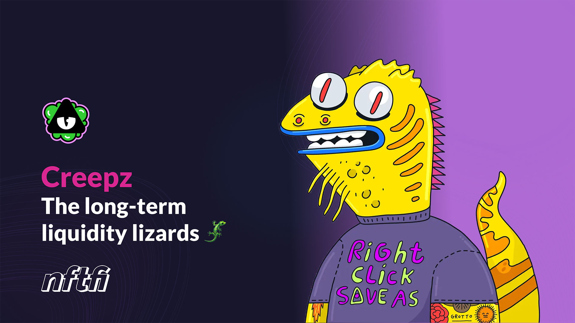 NFTfi x Creepz: the long-term liquidity lizards 🦎